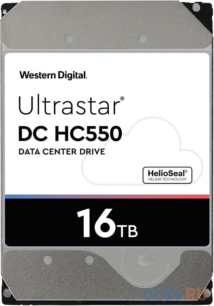 Жесткий диск WD Original SAS 3.0 16Tb 0F38357 WUH721816AL5204 Ultrastar DC HC550 (7200rpm) 512Mb 3.5&quot;