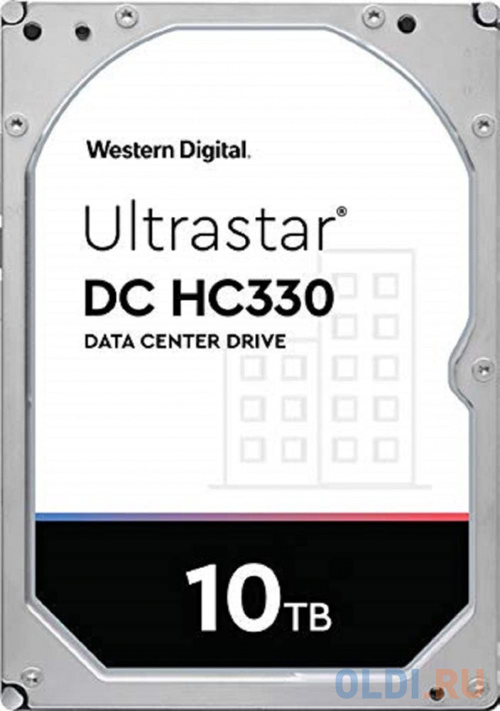 Жесткий диск WD SAS 3.0 10TB 0B42303 WUS721010AL5204 Server Ultrastar DC HC330 (7200rpm) 256Mb 3.5&quot;