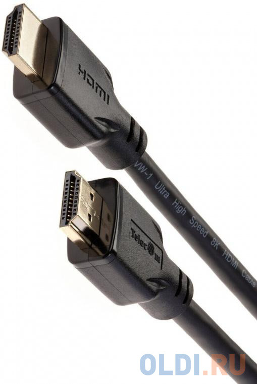 Кабель HDMI 19M/M,ver. 2.1, 8K@60 Hz 2m Telecom &lt;TCG255-2M&gt;
