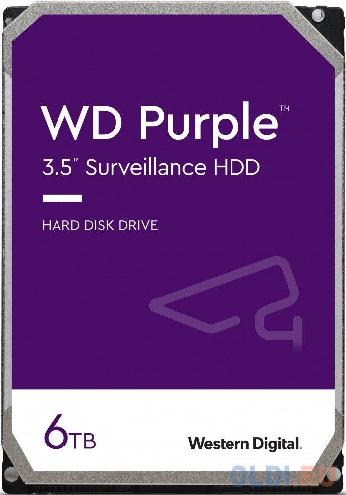 Жесткий диск 3.5&quot; 6TB WD Purple (WD62PURX) {Serial ATA III, 5400- rpm, 128Mb}
