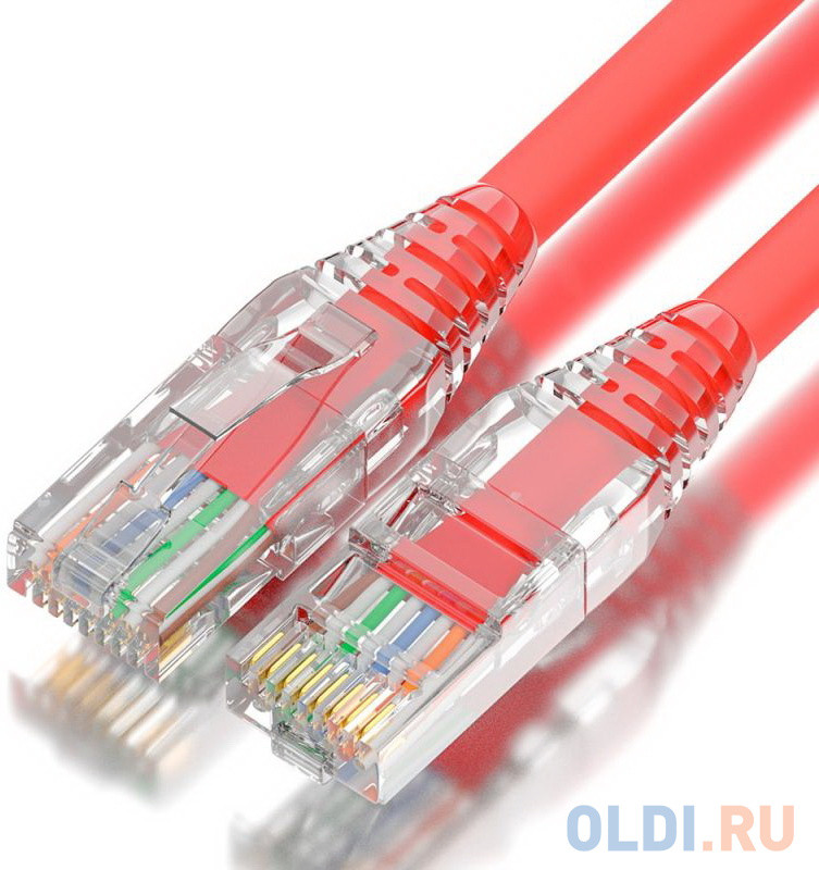GCR Патч-корд 1.5m LSZH UTP кат.5e, коннектор ABS, 24 AWG, ethernet high speed 1 Гбит/с, RJ45, T568B, GCR-52621