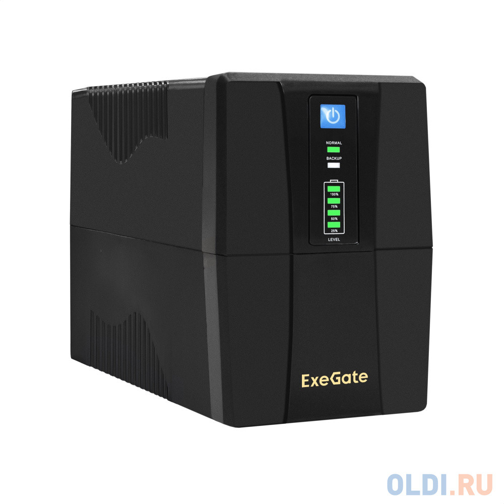 Exegate EP285472RUS ИБП ExeGate Power Back BNB-850.LED.AVR.C13.RJ.USB &lt;850VA/480W, LED, AVR,4*IEC-C13, RJ45/11, USB, Black&gt;