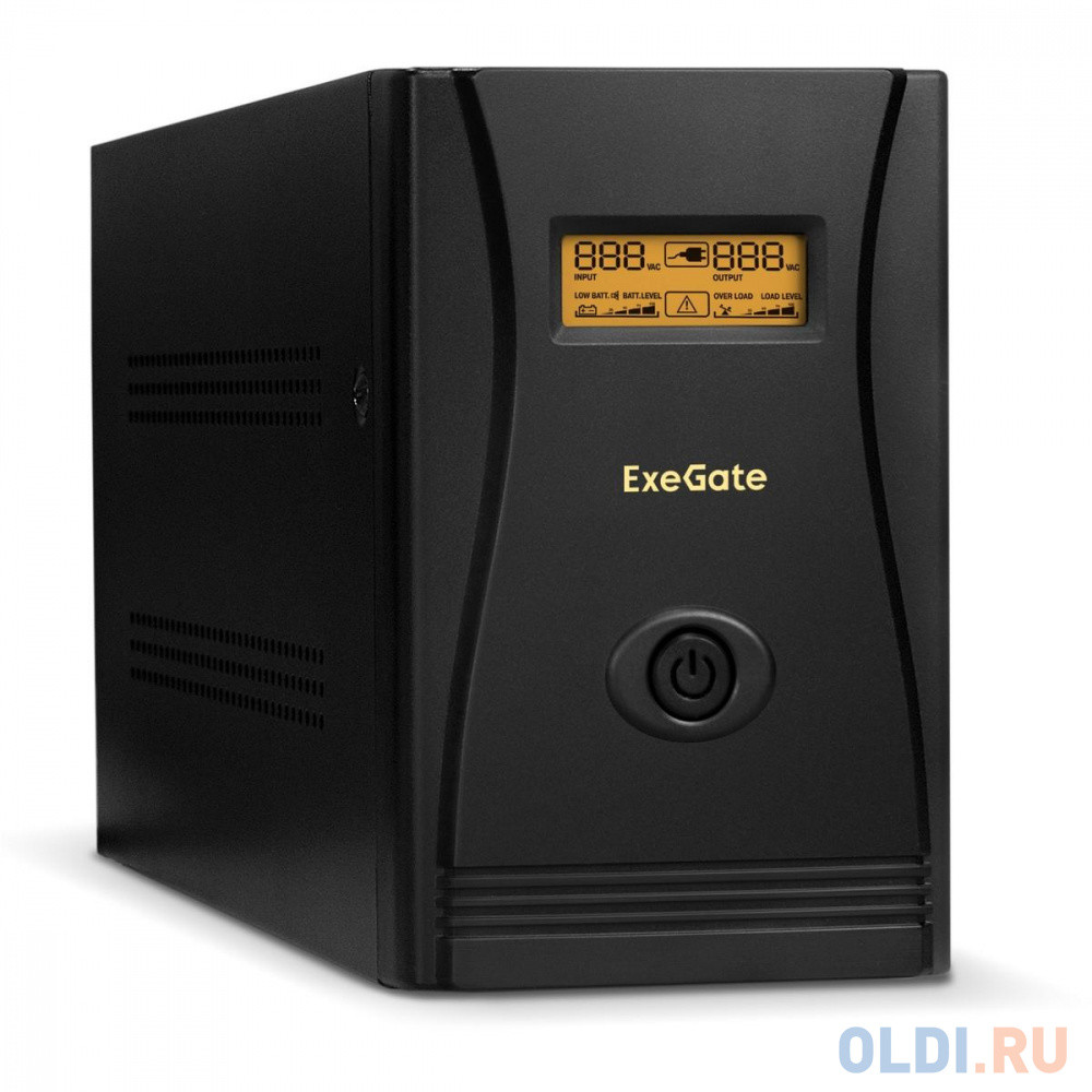 Exegate EP285517RUS ИБП ExeGate SpecialPro Smart LLB-2000.LCD.AVR.C13.RJ.USB &lt;2000VA/1200W, LCD, AVR, 6*IEC-C13, RJ45/11, USB, Black&gt;