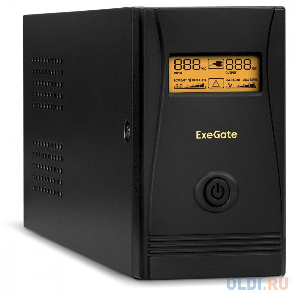 Exegate EP285579RUS ИБП ExeGate SpecialPro Smart LLB-600.LCD.AVR.C13.RJ.USB &lt;600VA/360W, LCD, AVR, 4*IEC-C13, RJ45/11, USB, Black&gt;