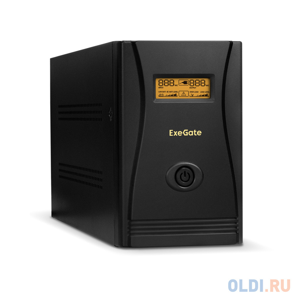 Exegate EP285487RUS ИБП ExeGate SpecialPro Smart LLB-1000.LCD.AVR.EURO.RJ &lt;1000VA/650W, LCD, AVR, 4 евророзетки, RJ45/11, Black&gt;