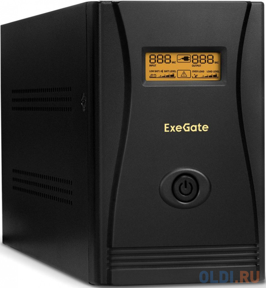 Exegate EP285501RUS ИБП ExeGate SpecialPro Smart LLB-1500.LCD.AVR.C13.RJ &lt;1500VA/950W, LCD, AVR, 6*IEC-C13, RJ45/11, Black&gt;