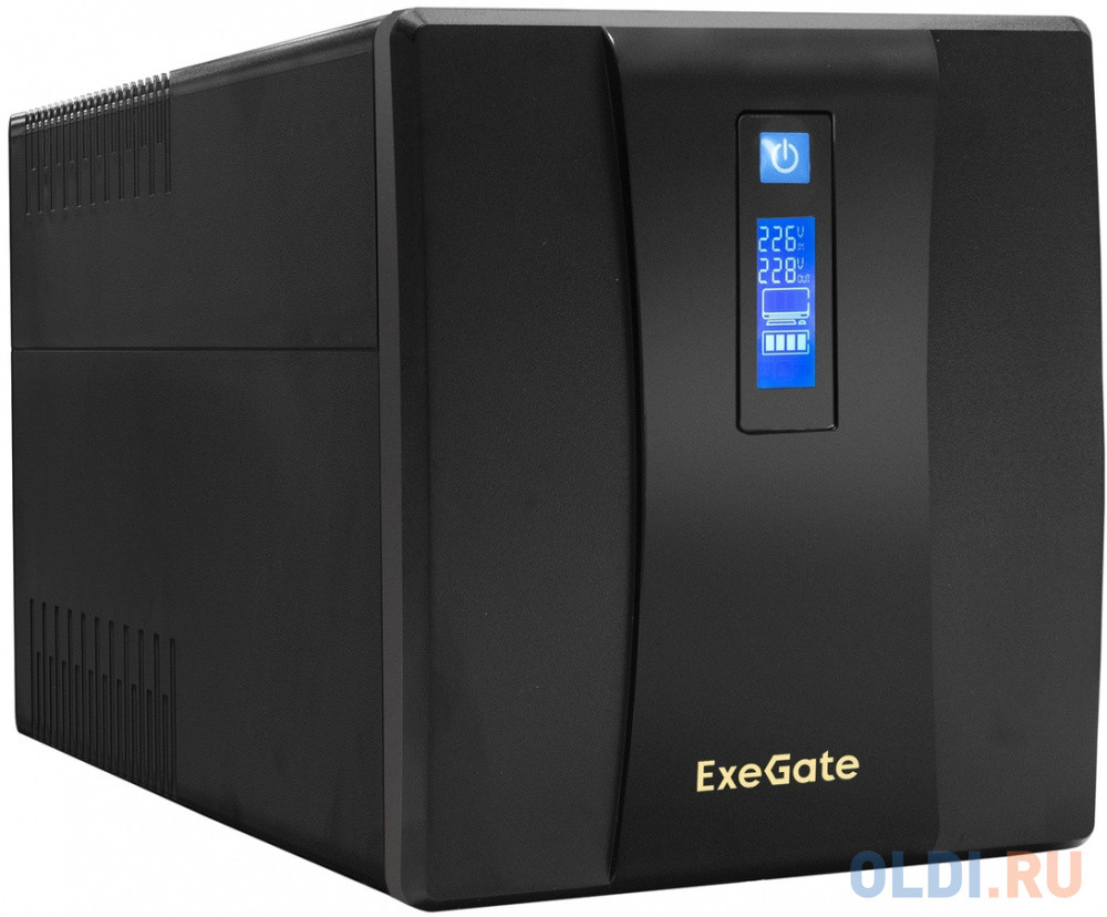 Exegate EP285512RUS ИБП ExeGate SpecialPro Smart LLB-1600.LCD.AVR.EURO.RJ &lt;1600VA/950W, LCD, AVR, 4 евророзетки, RJ45/11, Black&gt;