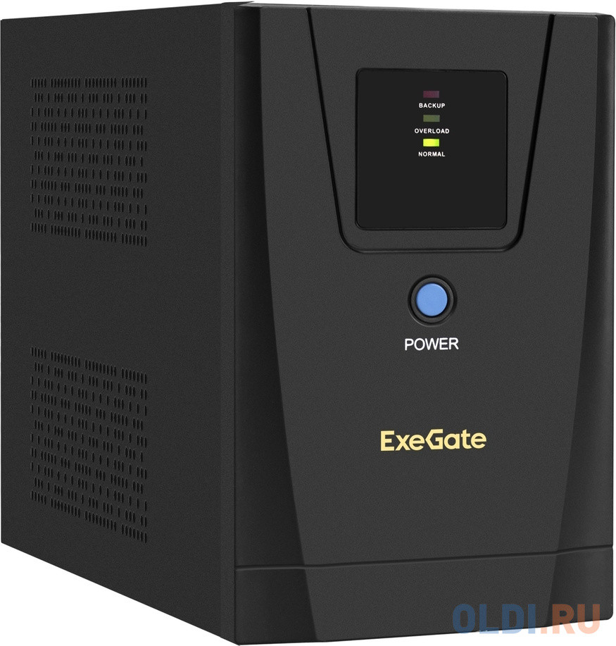 ИБП ExeGate SpecialPro UNB-1200.LED.AVR.2SH.3C13.USB &lt;1200VA/750W, LED, AVR, 2*Schuko+3*C13, USB,съемн.кабель, металлический корпус, Black&gt;