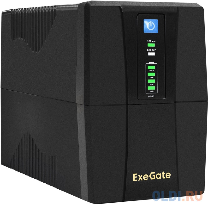 ИБП ExeGate Power Back BNB-1000.LED.AVR.2SH.RJ.USB &lt;1000VA/550W,LED, AVR, 2*Schuko, RJ45/11,USB, Black&gt;
