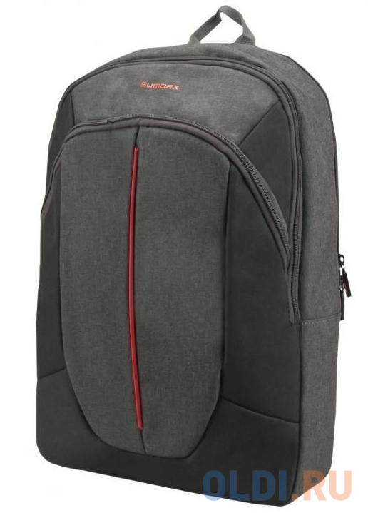 Рюкзак для ноутбука 15.6&quot; Sumdex PON-263GY полиэстер серый