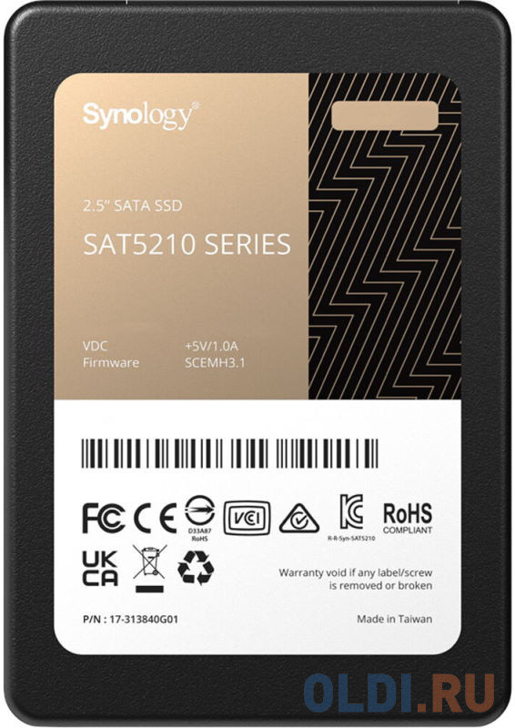 SSD жесткий диск SATA 2.5&quot; 480GB 6GB/S SAT5210-480G SYNOLOGY