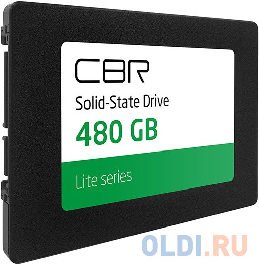 CBR SSD-480GB-2.5-LT22, Внутренний SSD-накопитель, серия &quot;Lite&quot;, 480 GB, 2.5&quot;, SATA III 6 Gbit/s, SM2259XT, 3D TLC NAND, R/W speed up t