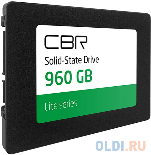 CBR SSD-960GB-2.5-LT22, Внутренний SSD-накопитель, серия &quot;Lite&quot;, 960 GB, 2.5&quot;, SATA III 6 Gbit/s, SM2259XT, 3D TLC NAND, R/W speed up t