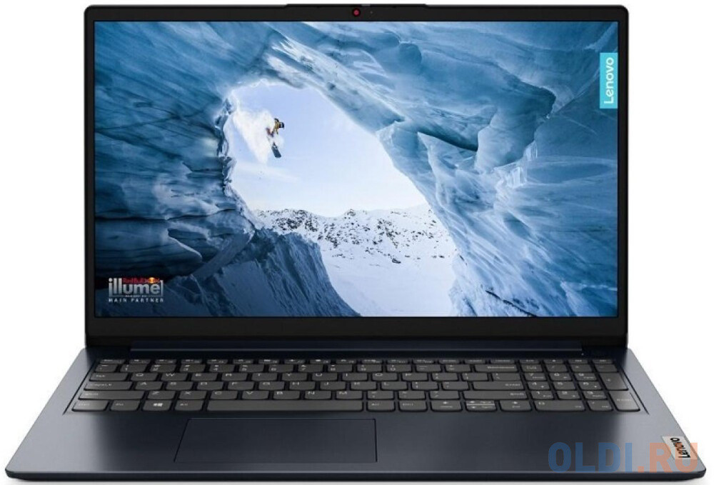 Ноутбук 15.6&quot; HD LENOVO IdeaPad 1 blue (Cel N4020/8Gb/256Gb SSD/VGA int/noOS) ((82V700DMPS))
