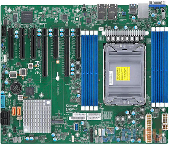 Материнская плата MBD-X12SPL-F-B 3rd Gen Intel®Xeon®Scalable processors,Single Socket LGA-4189(Socket P+)supported,CPU TDP supports Up to 270W TDP,Int