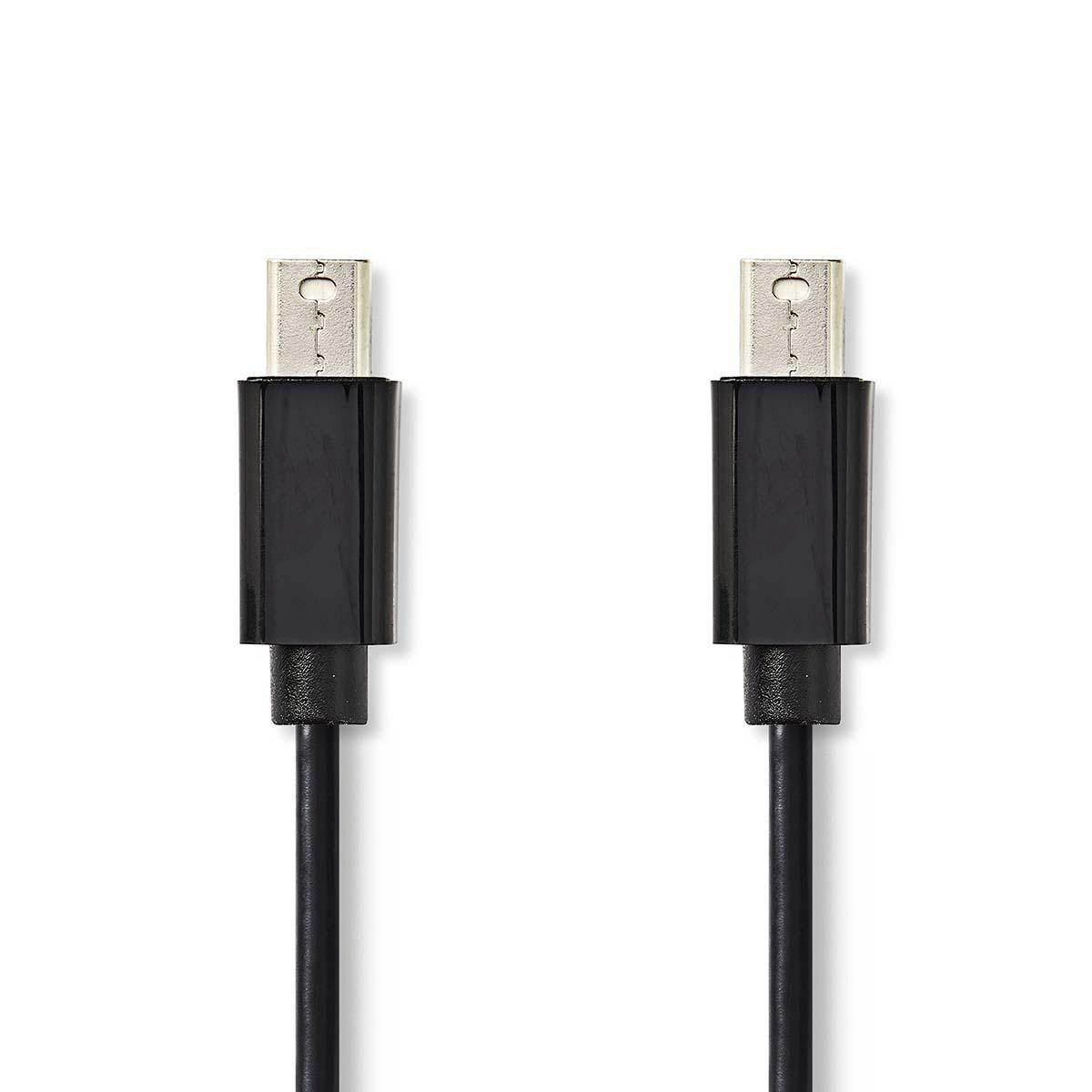 Mini-DisplayPort-Kabel | Mini-DisplayPort Male - Mini-DisplayPort Male | 1,0 m | Zwart