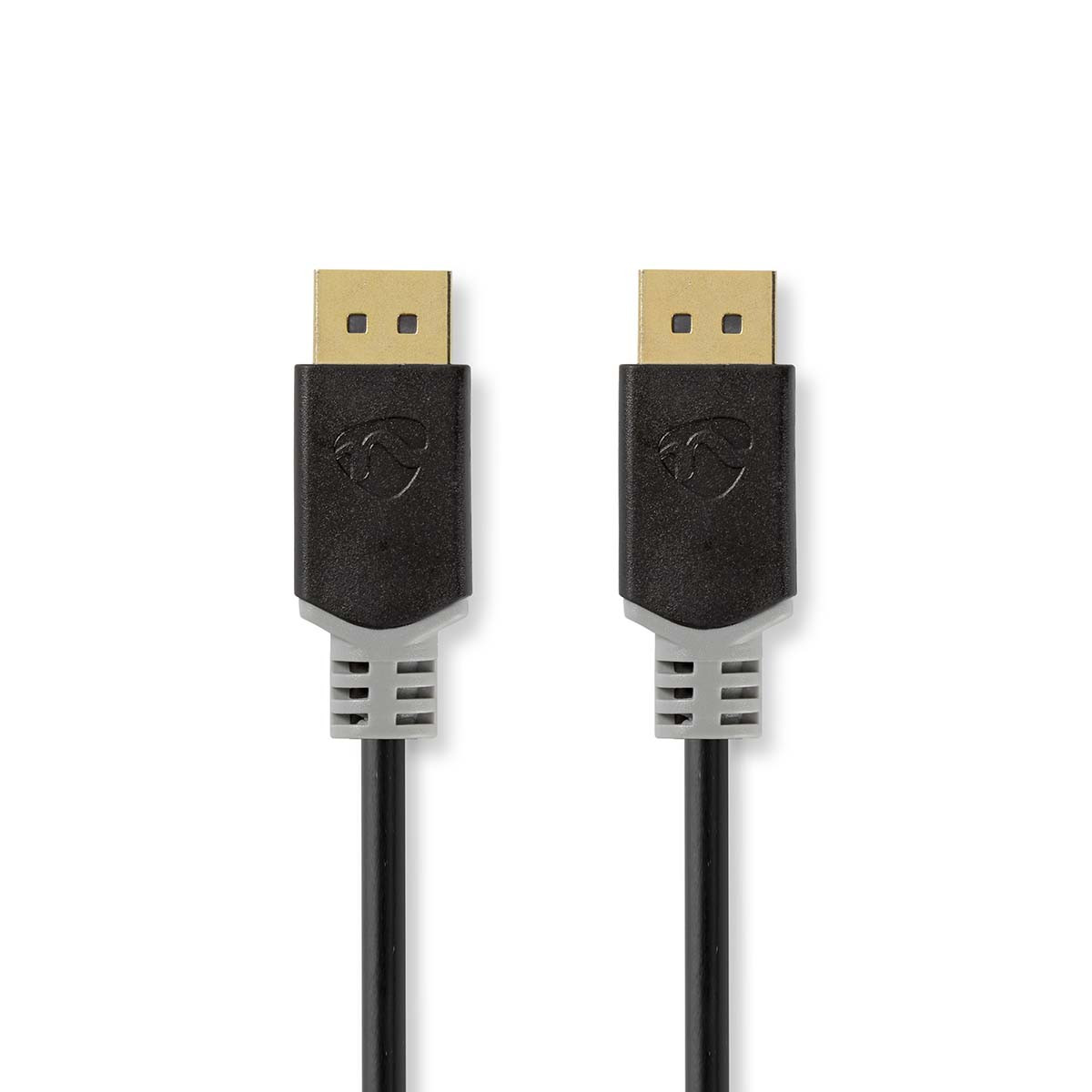 DisplayPort-Kabel | DisplayPort Male | DisplayPort Male | 8K@60Hz | Verguld | 1.0 m | Rond | PVC | Antraciet