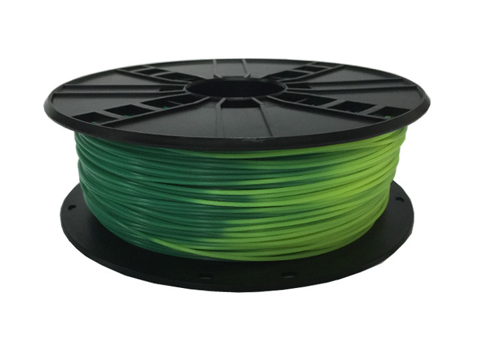 ABS Filament Blauw groen naar geel groen, 1.75 mm, 1 kg