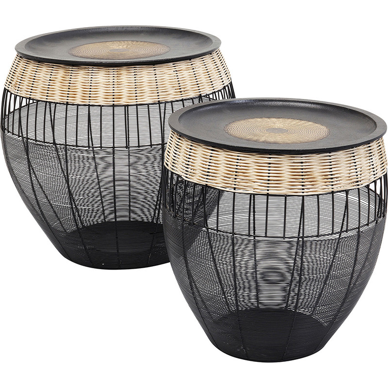 Комплект приставных столов African Wicker Drums
