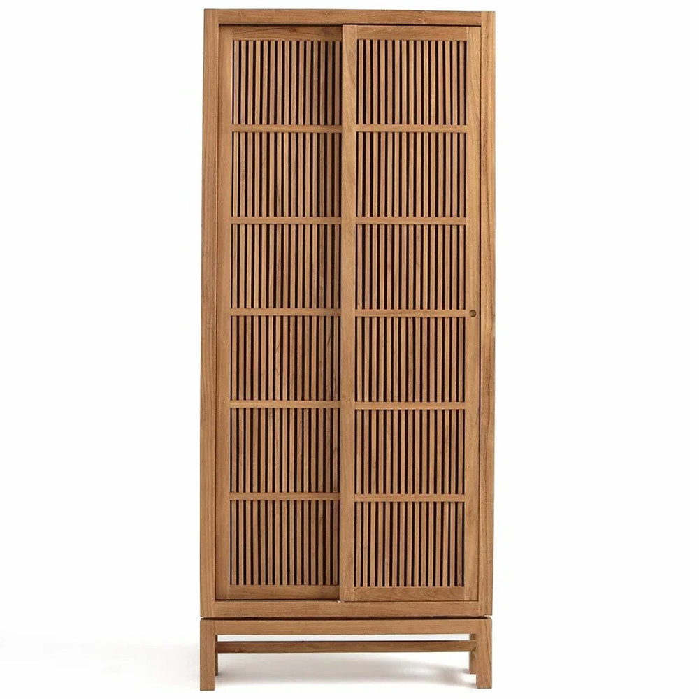 Шкаф из массива тика Okino Wood Cabinet