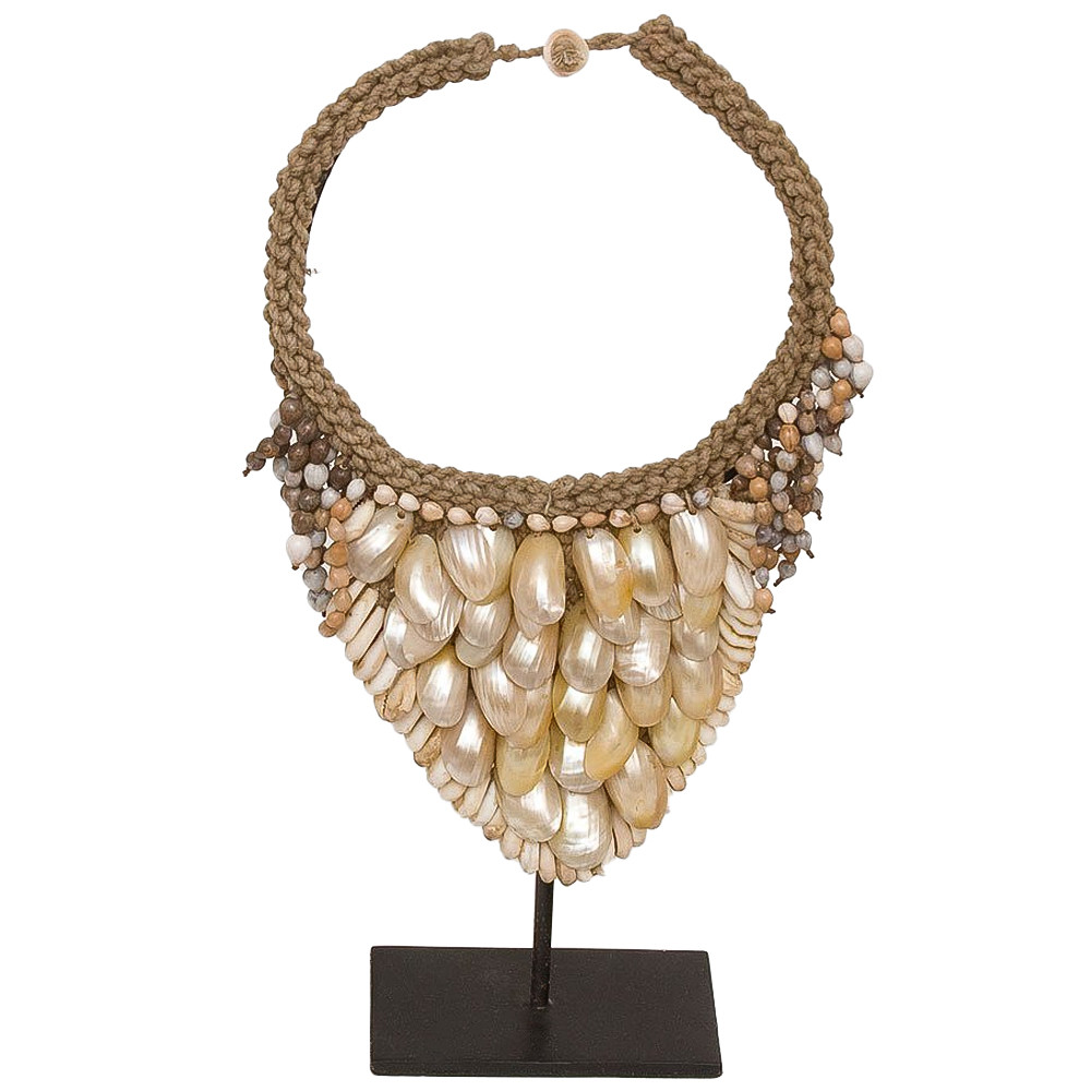 Этническое ожерелье с перламутровыми ракушками Mother of Pearl Shell Necklace