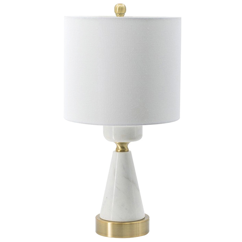 Настольная лампа с абажуром White Cone