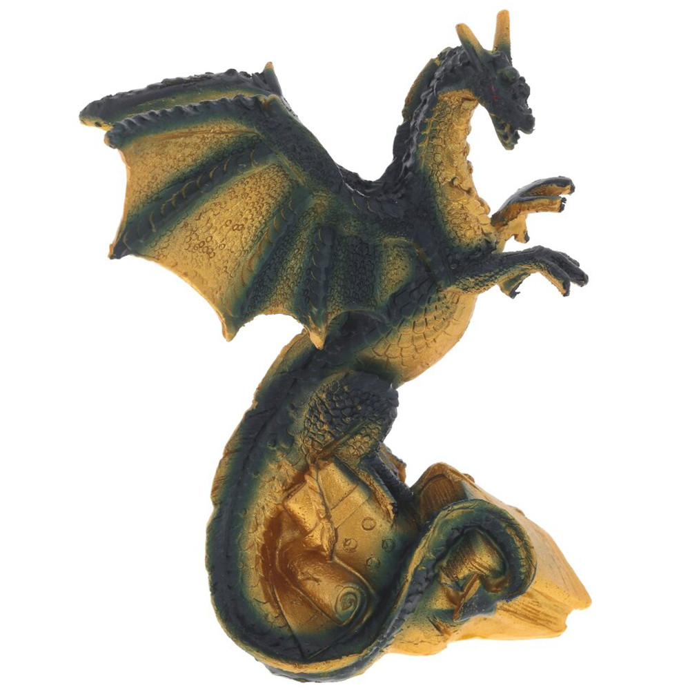 Декоративная статуэтка Дракон Green Gold Dragon Treasure Keeper Statuette