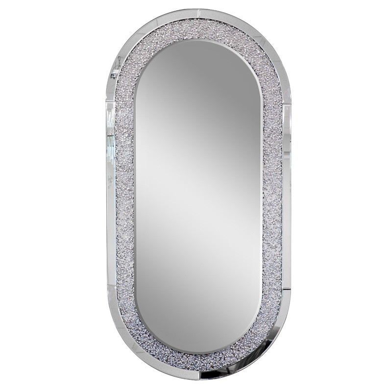 Зеркало Odila Crystals Oval Mirror