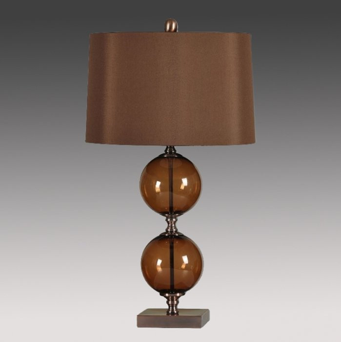 Настольная лампа Brown Glass