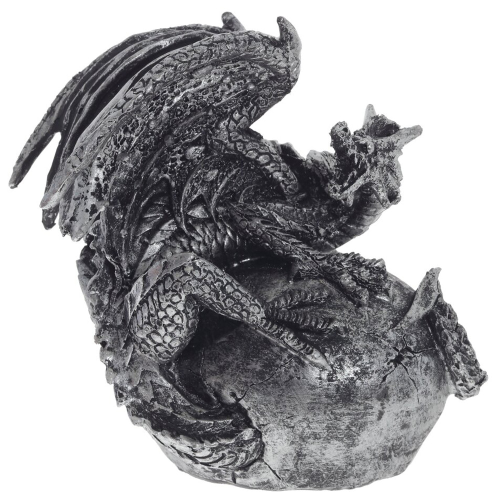 Декоративная статуэтка Дракон Silver Dragon Statuette