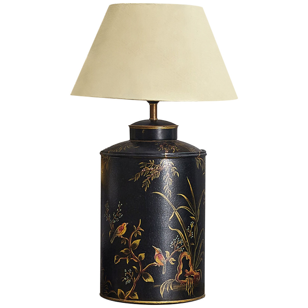 Настольная лампа Шинуазри с абажуром Garden Chinoiserie Collection Table Lamp
