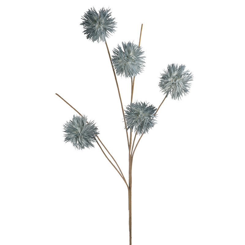 Декоративный искусственный цветок Астра голубая