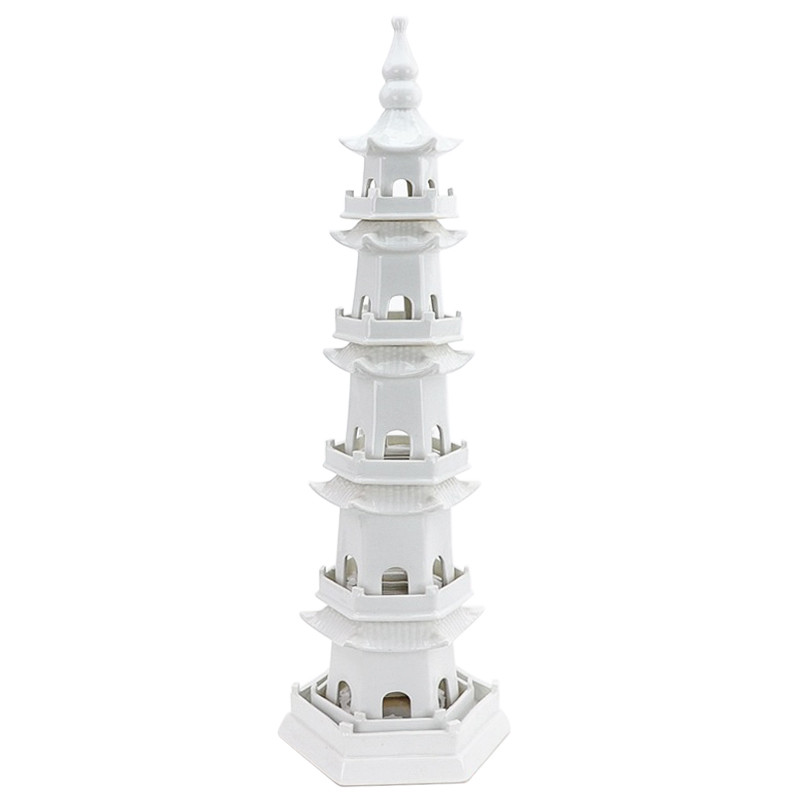 Статуэтка Ceramic Pagoda white