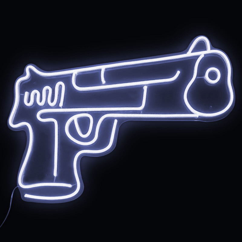 Неоновая настенная лампа Gun Neon Wall Lamp