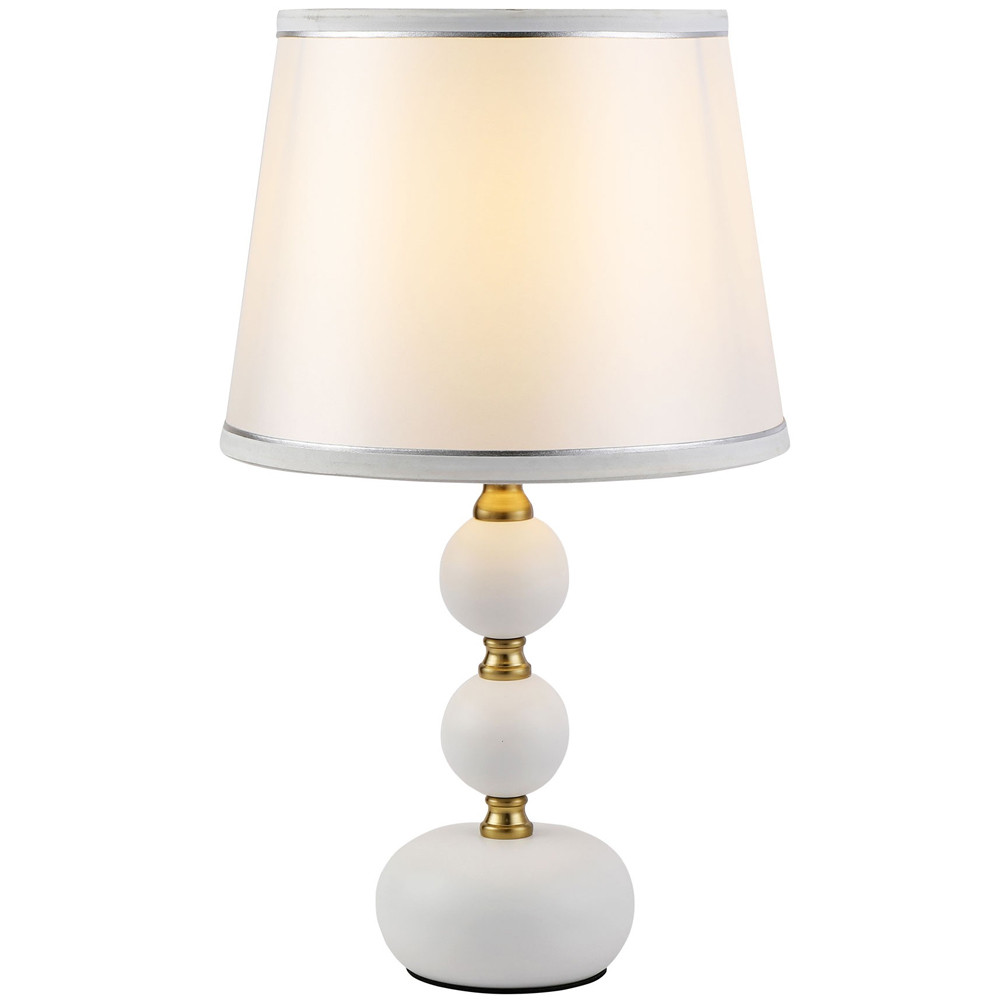 Настольная лампа с абажуром Altera Lampshade White Gold Table Lamp