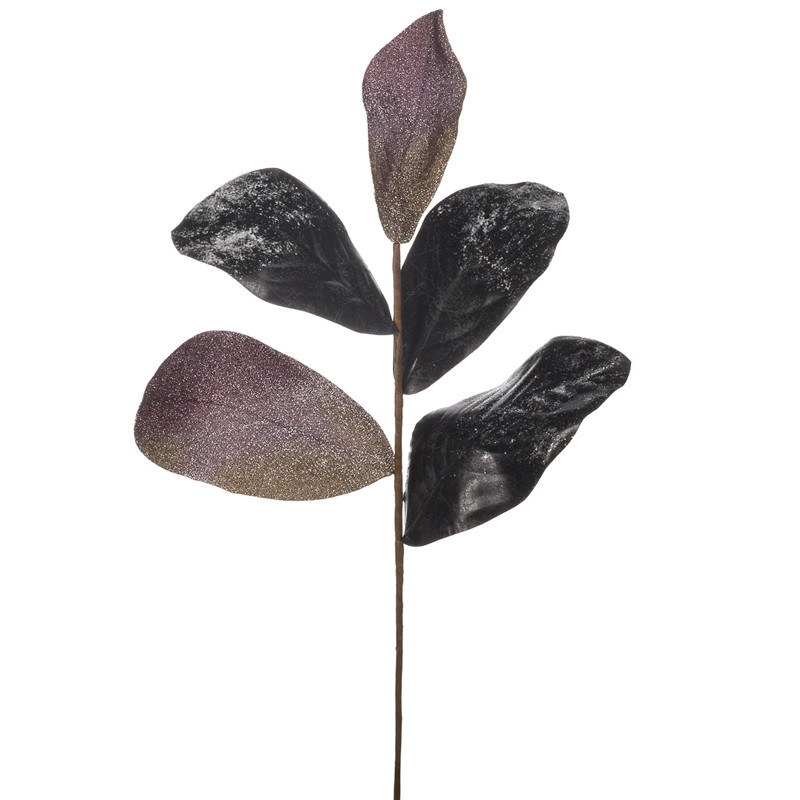 Декоративная ветвь с листьями пурпур