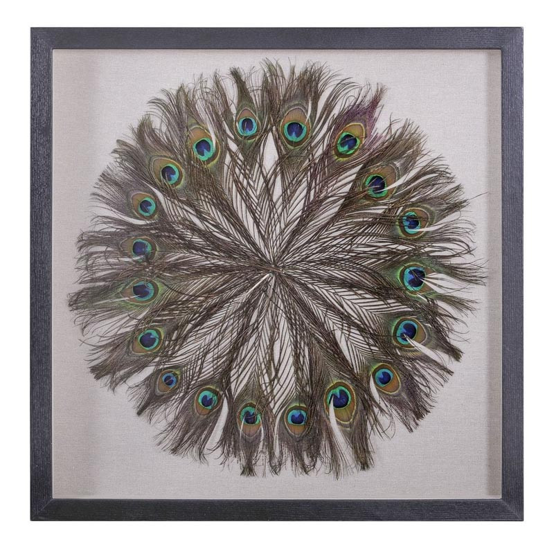 Панно Peacock Feather Circle