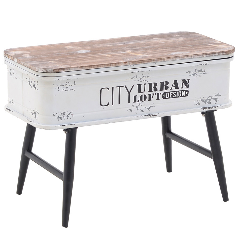 Приставной стол City Urban Loft Design Table white