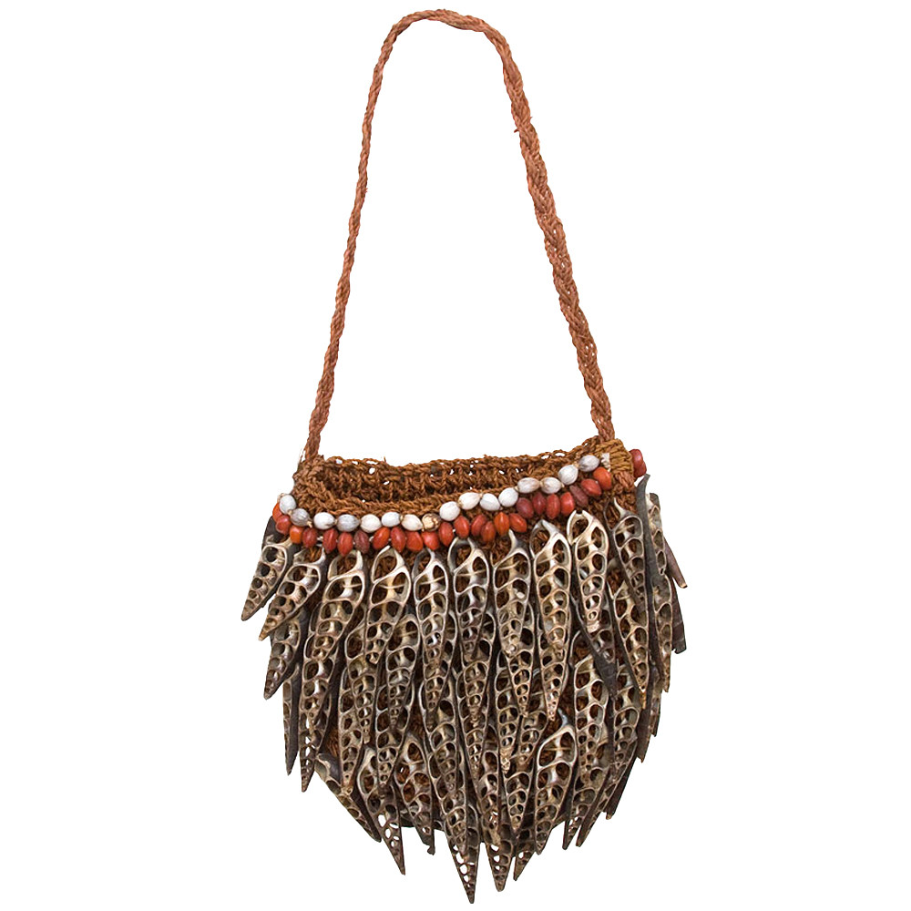 Декоративный аксессуар сумка из ракушек Aboriginal Lacy Shells Bag