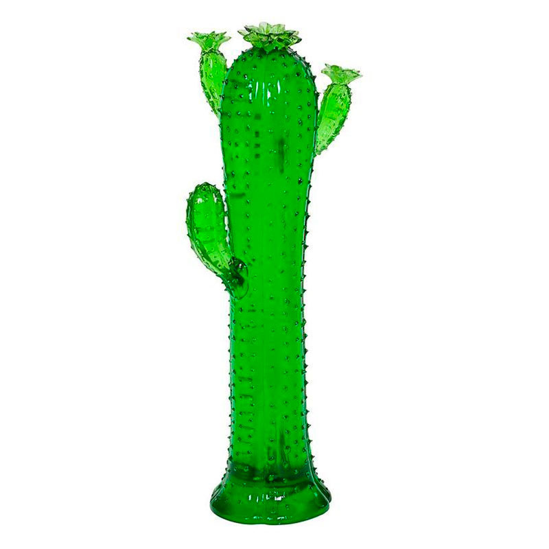 Фигурка кактус зеленый стекло Louis
