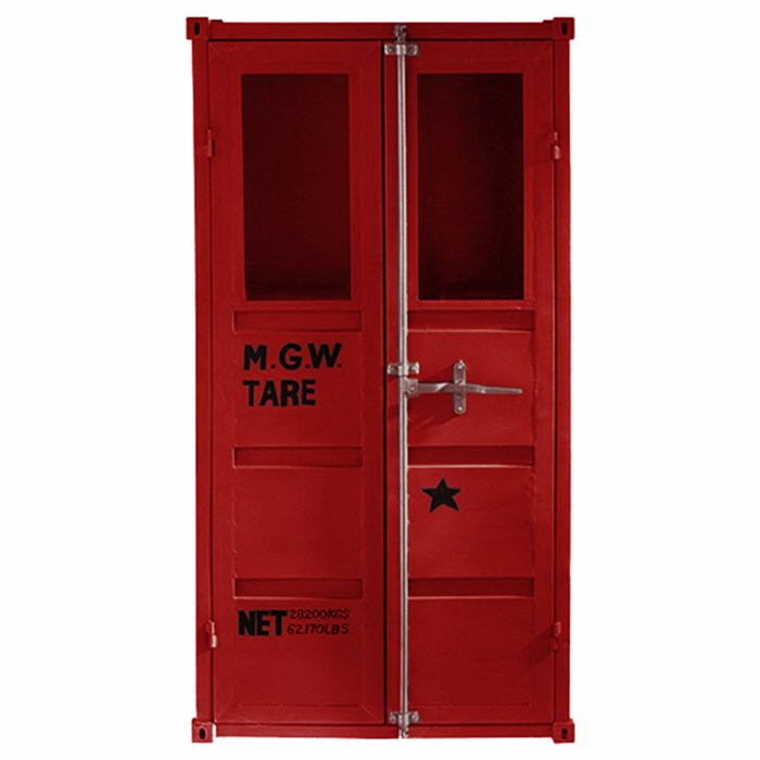 Шкаф-витрина Sea Container Red M.G.W.