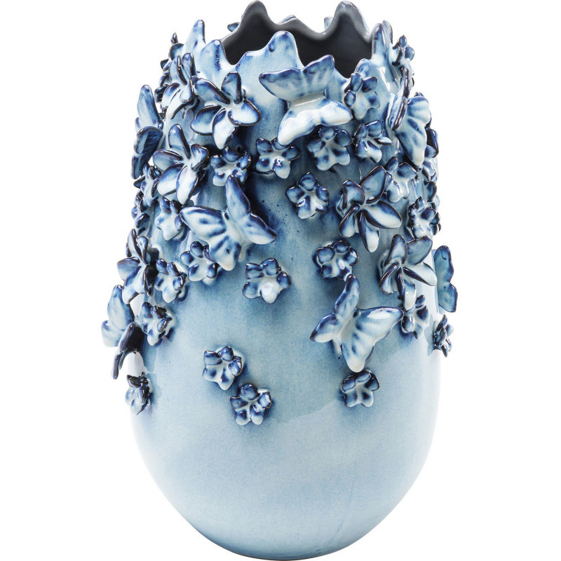 Ваза Blue & white Butterflies vase