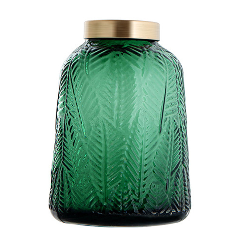 Ваза Emerald Vase Golden Throat high