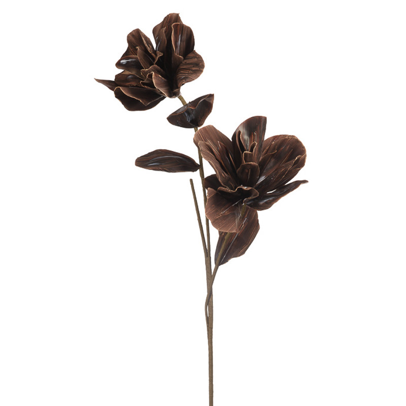 Декоративный искусственный цветок Кофейная магнолия