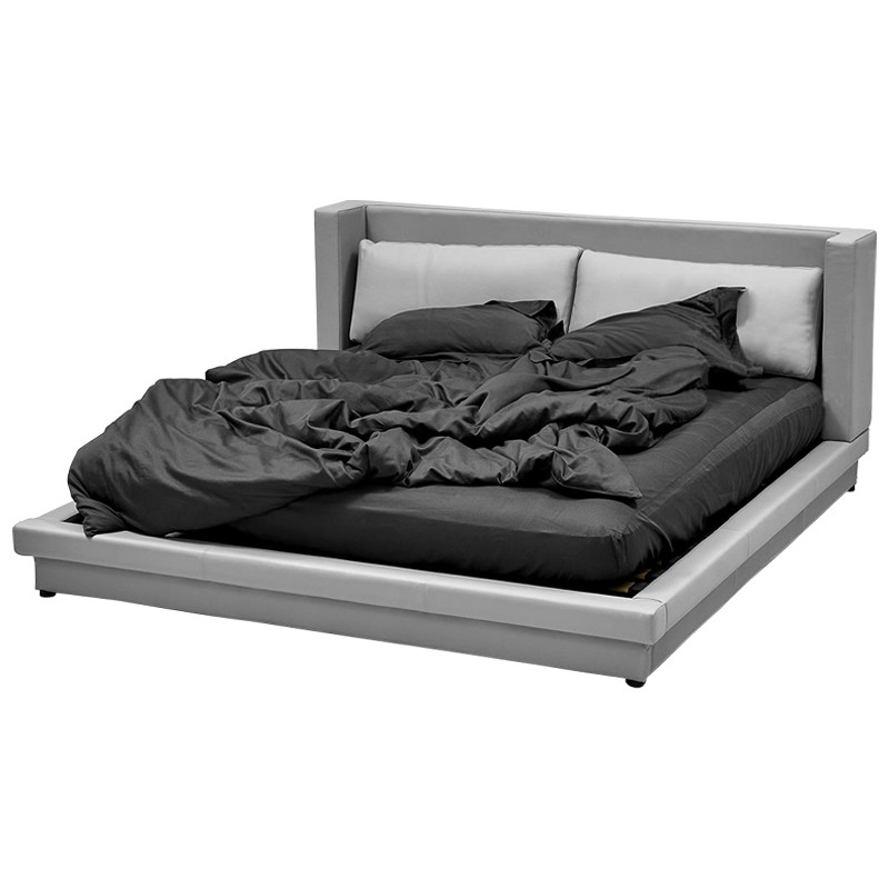 Кровать двуспальная с подушками и мягким основанием Stout Bed