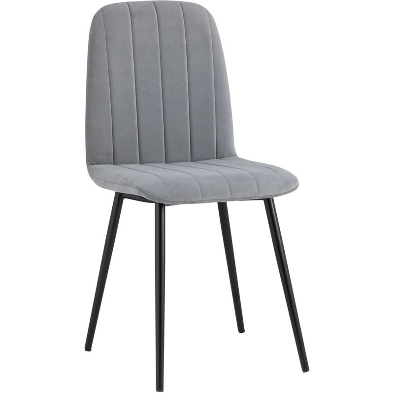 Стул Easy Chair Велюр Серый цвет