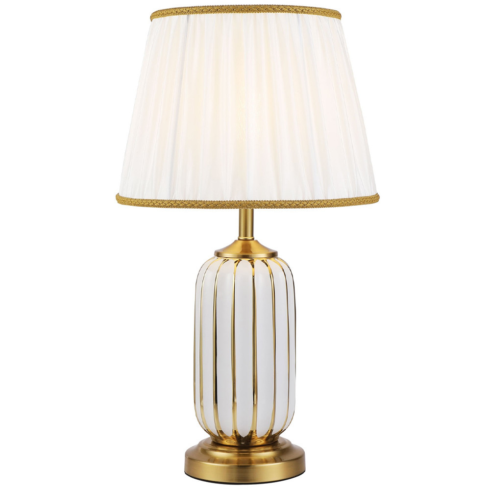 Настольная лампа с абажуром Terenzio White Table Lamp