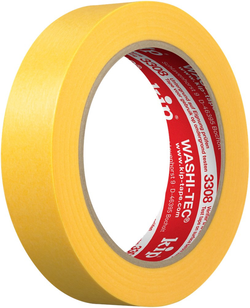 Kip Fine-Line tape Premium Plus geel 3308 24mm x 50mtr