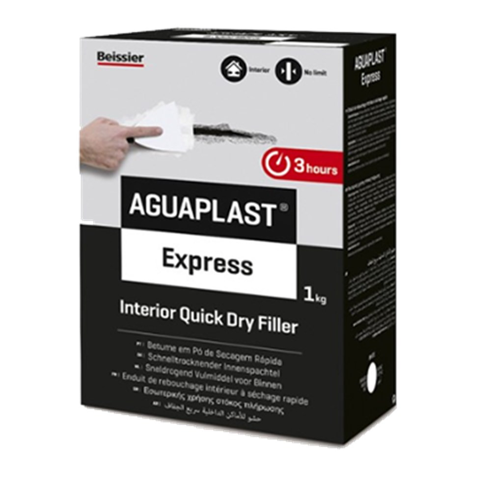 Aguaplast Express snelddrogend vulmiddel (doos a 1 kg)