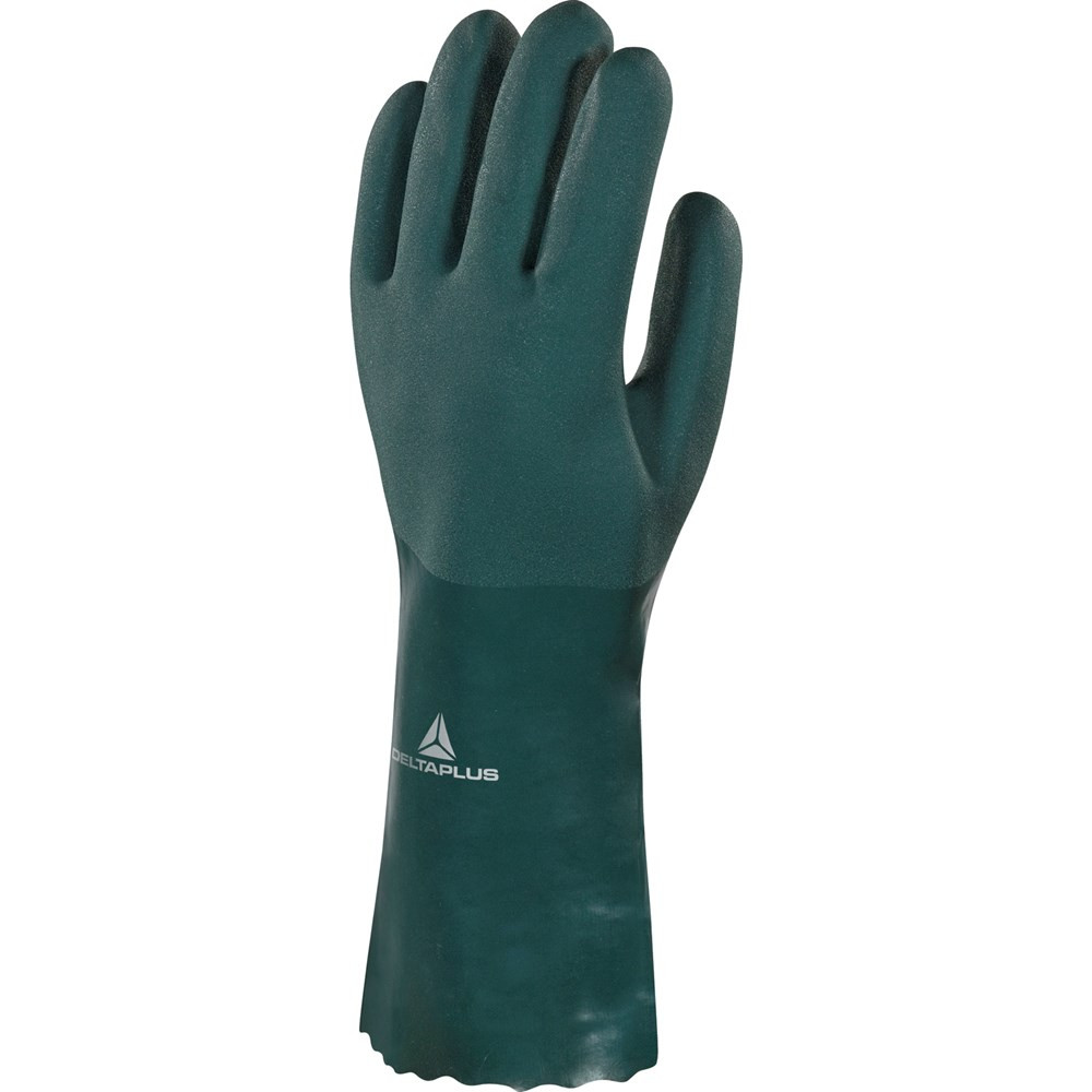 Delta Plus pvc handschoen PVCGRIP35 35cm groen mt 9